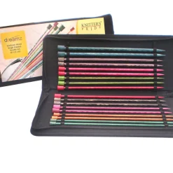 SET DE PALILLOS RECTOS 35CM MADERA SYMFONIE WOOD KNIT PRO (ESTUCHE)
